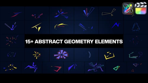 Download Abstract Geometry Elements for FCPX Apple Motion Template