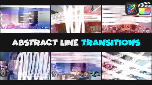 Download Abstract Line Transitions | FCPX Apple Motion Template