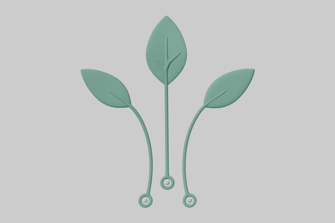 Download Abstract plant 3D Model