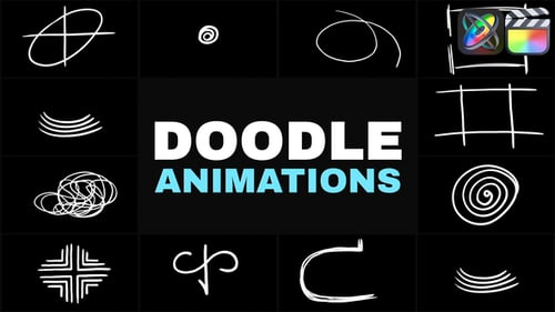 Download Abstract Sketchy Doodle Animations | FCPX Apple Motion Template