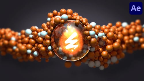 Download Abstract Sphere Logo for After Effects After Effect Template