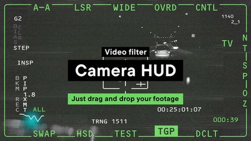 Download Aerial Camera / Drone Target HUD Video Effect Template After Effect Template