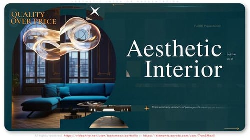 Download Aesthetic Interior Presentation After Effect Template