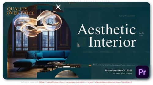 Download Aesthetic Interior Presentation Premiere Pro Template