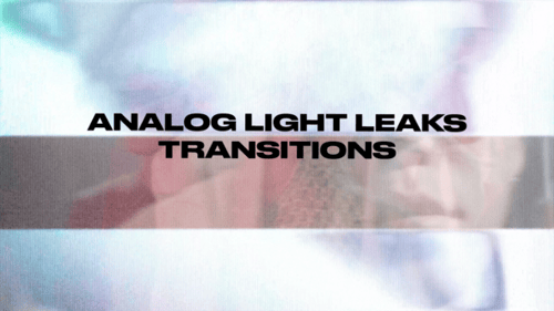 Download Analog Light Leaks Transitons Apple Motion Template