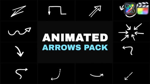 Download Animated Arrows Highlighters Pack | FCPX Apple Motion Template