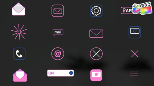 Download App Icons for FCPX Apple Motion Template