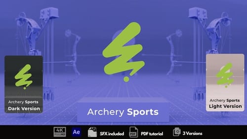 Download Archery Sports Logo After Effect Template