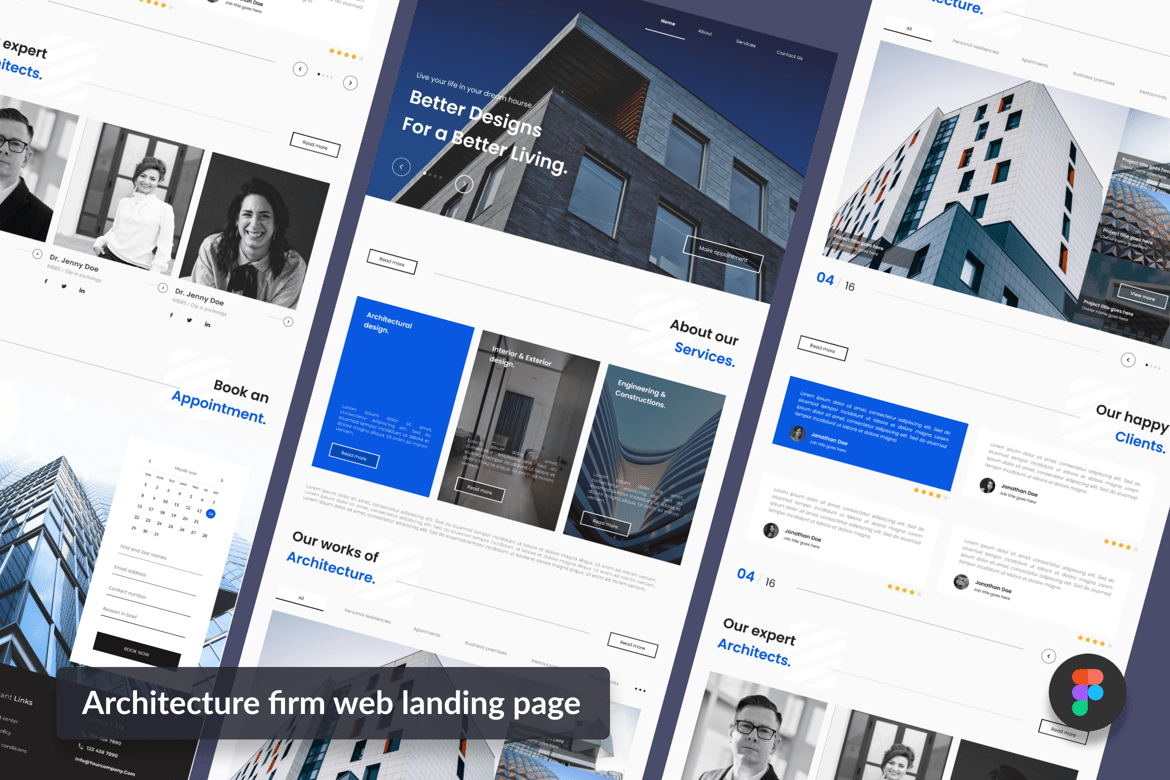 Download Architecture Firm Landing Page