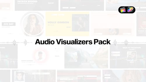 Download Audio Visualizers Pack Apple Motion Template