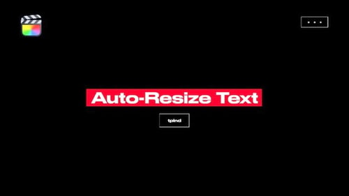 Download Auto-Resize Text Animations Apple Motion Template