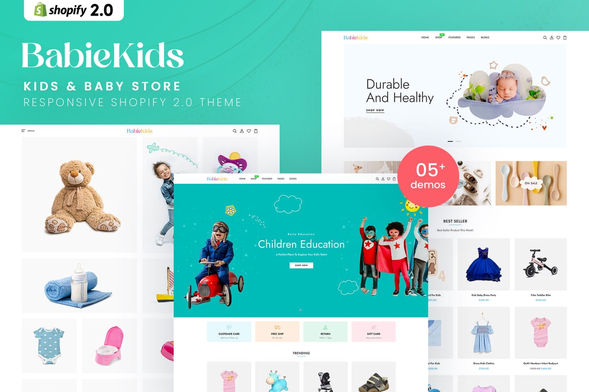 Download BabieKids - Kids & Baby Store Shopify 2.0 Theme