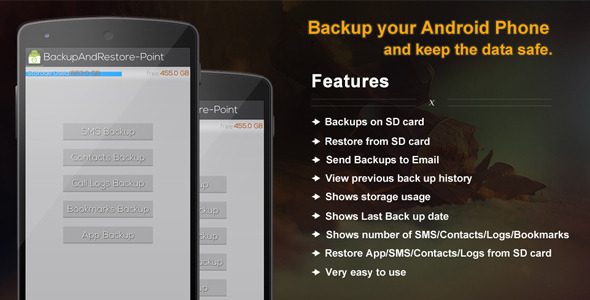 Download Backup and Restore Point Android App