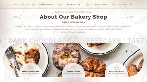 Download Bakery Shop Promo After Effect Template