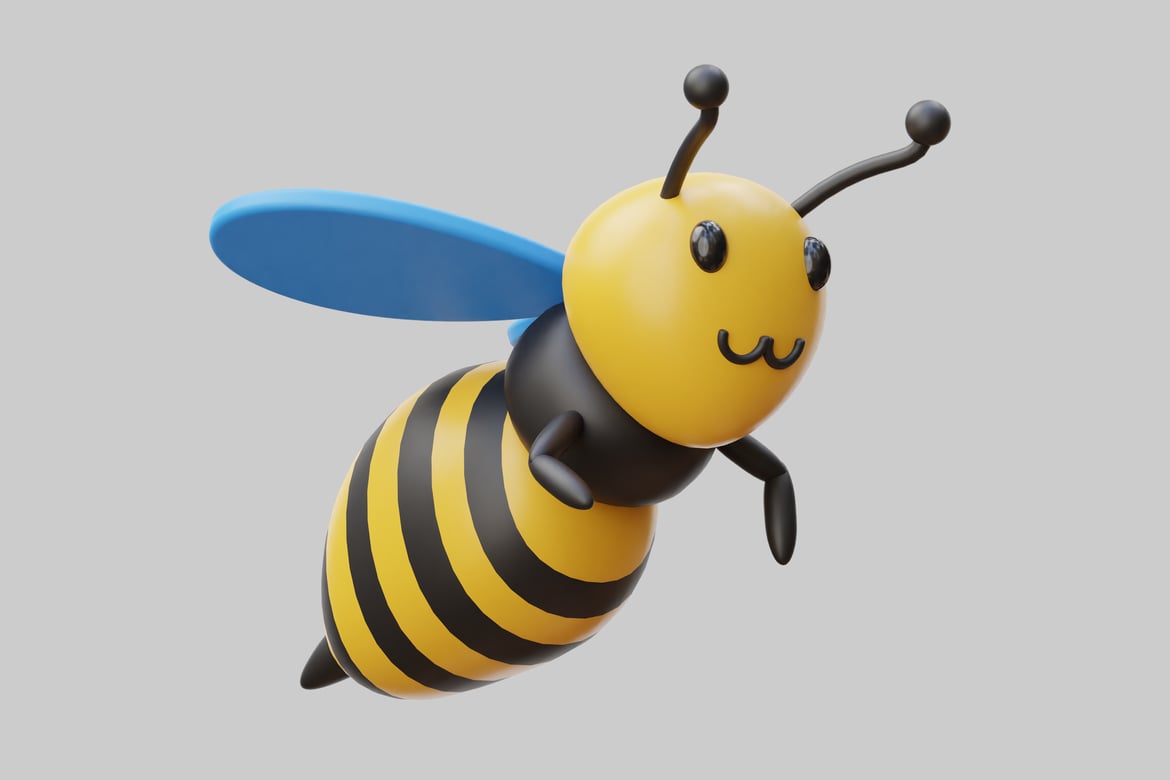 Download Bee 3D Model