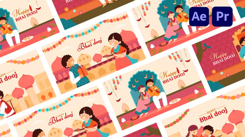 Download Bhai Dooj Festival Celebration Animation After Effect Template