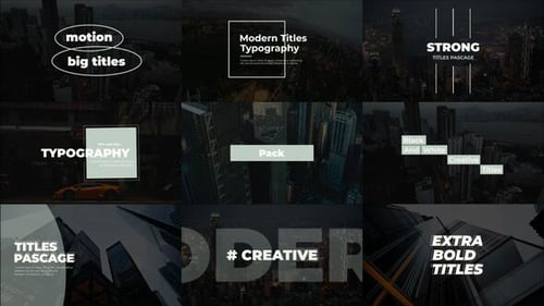 Download Big Titles 1.0 | FCPX Apple Motion Template