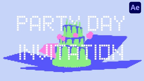 Download Birthday Party Pop-Up After Effect Template