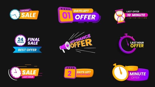 Download Black Friday Sale Banners After Effect Template