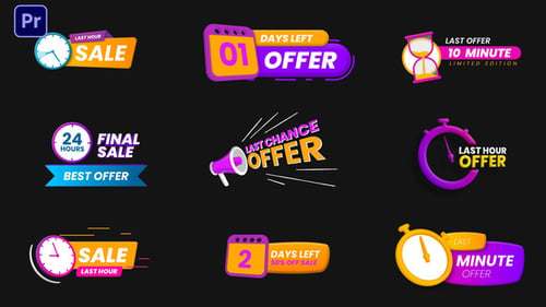 Download Black Friday Sale Banners Premiere Pro Template