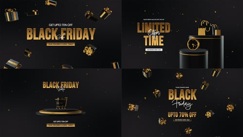 Download Black Friday Sale Pack After Effect Template