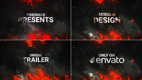 Download Blockbuster Trailer Teaser // Fire Powerful Trailer After Effect Template