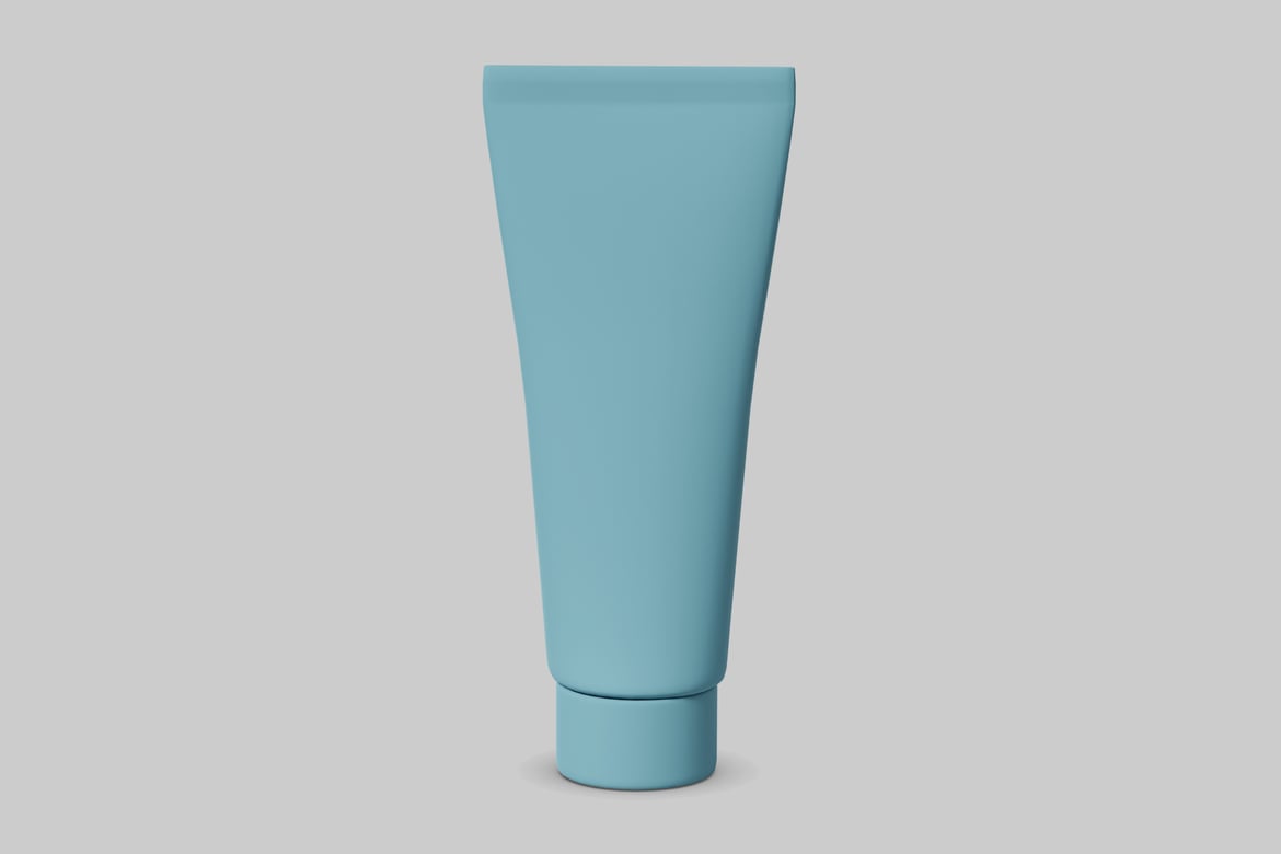 Download Blue cylindrical tube. 3D Model