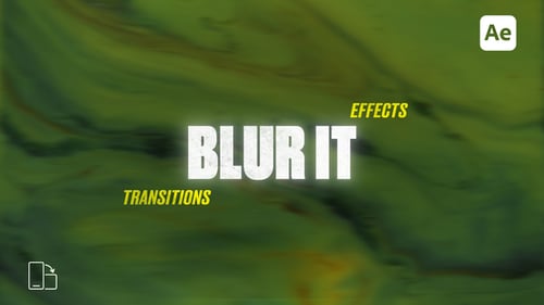 Download Blur It: Smooth and Seamless Blur Transitions After Effect Template