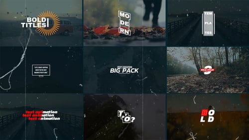 Download Bold Text Titles | FCPX Apple Motion Template