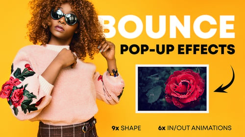 Download Bounce Pop Up Effects Apple Motion Template