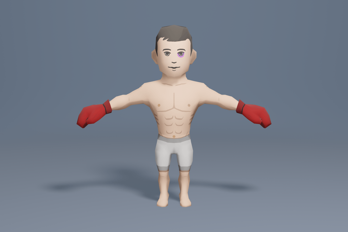 Download Boxer Fighter 3D Model