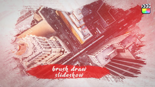 Download Brush Draw Memories Slideshow - FCPX Apple Motion Template