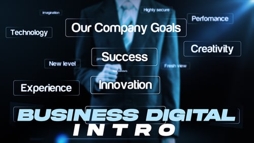 Download Business Digital Intro After Effect Template