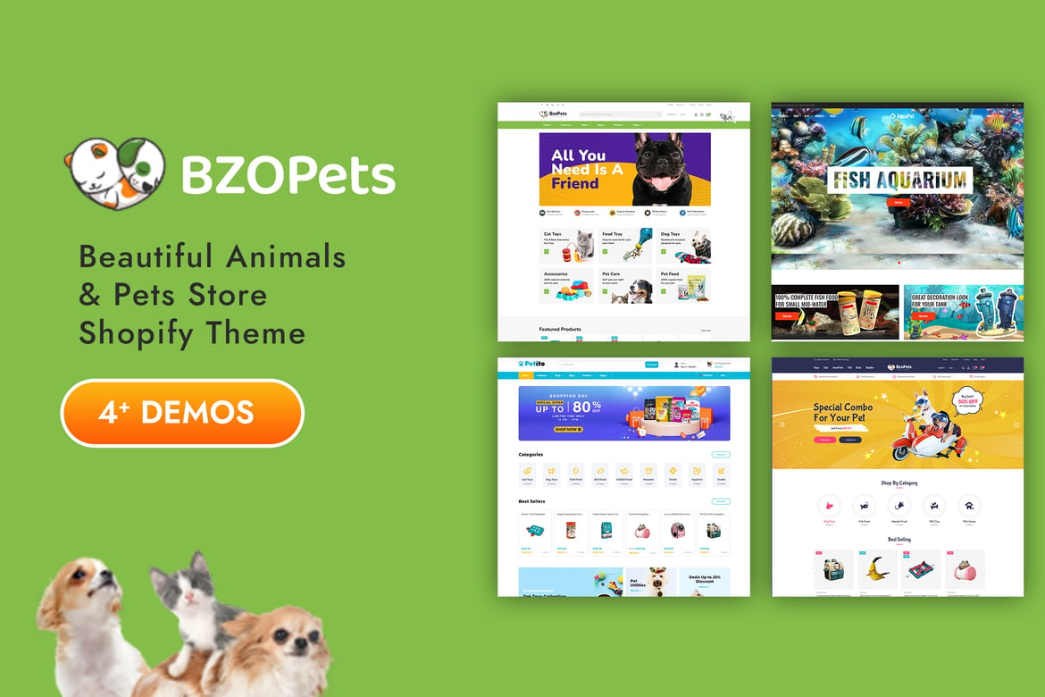 Download BzoPets - Pet Store & Supplies Shopify 2.0 Theme Shopify Theme