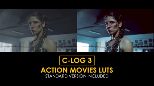 Download C-Log3 Action Movies and Standard Color LUTs Apple Motion Template