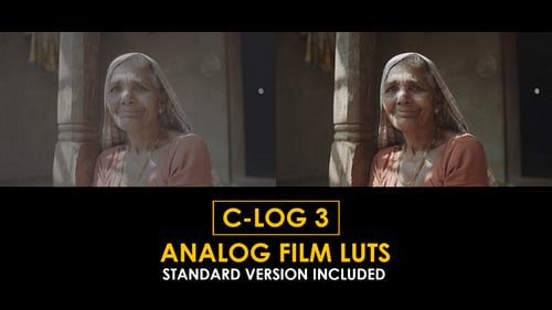 Download C-Log3 Analog Film and Standard Color LUTs Apple Motion Template