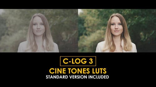 Download C-Log3 Cine Tones and Standard Color LUTs Apple Motion Template