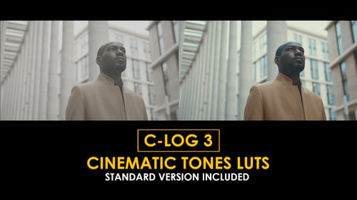 Download C-Log3 Cinematic Tones and Standard Color LUTs Apple Motion Template