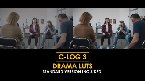 Download C-Log3 Drama and Standard Color LUTs Apple Motion Template