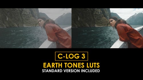 Download C-Log3 Earth Tones and Standard Color LUTs Apple Motion Template