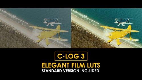 Download C-Log3 Elegant Film and Standard Color LUTs Apple Motion Template