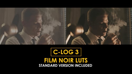 Download C-Log3 Film Noir and Standard Color LUTs Apple Motion Template