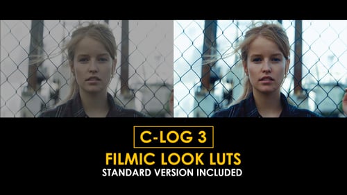 Download C-Log3 Filmic Look and Standard Color LUTs Apple Motion Template