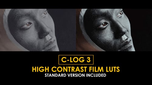 Download C-Log3 High Contrast Film and Standard Color LUTs Apple Motion Template