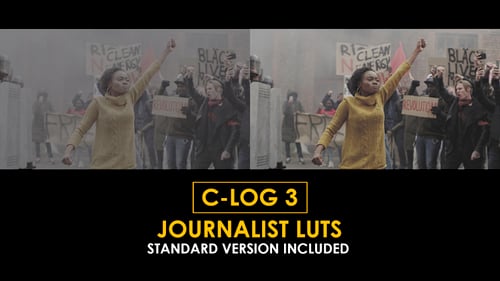 Download C-Log3 Journalist and Standard Color LUTs Apple Motion Template