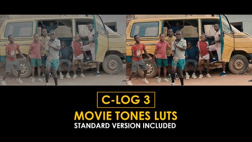 Download C-Log3 Movie Tones and Standard Color Luts Apple Motion Template