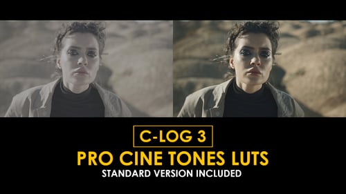 Download C-Log3 Pro Cine Tones and Standard Color LUTs Apple Motion Template