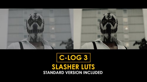 Download C-Log3 Slasher and Standard Color LUTs Apple Motion Template