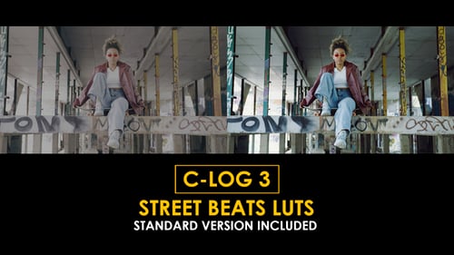 Download C-Log3 Street Beats and Standard Color LUTs Apple Motion Template