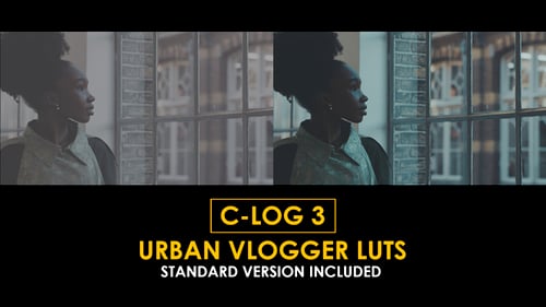 Download C-Log3 Urban Vlogger and Standard Color LUTs Apple Motion Template